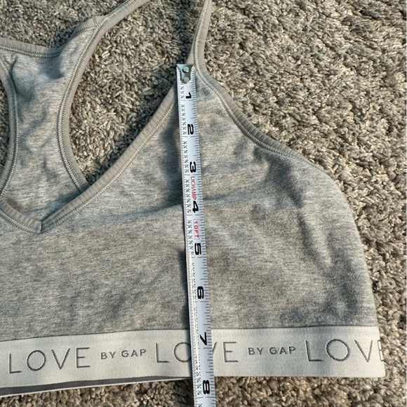 GAP LOVE White Stretch Cotton Bralette XL Set of 2! Black gray pullover Bra soft - Picture 6 of 12
